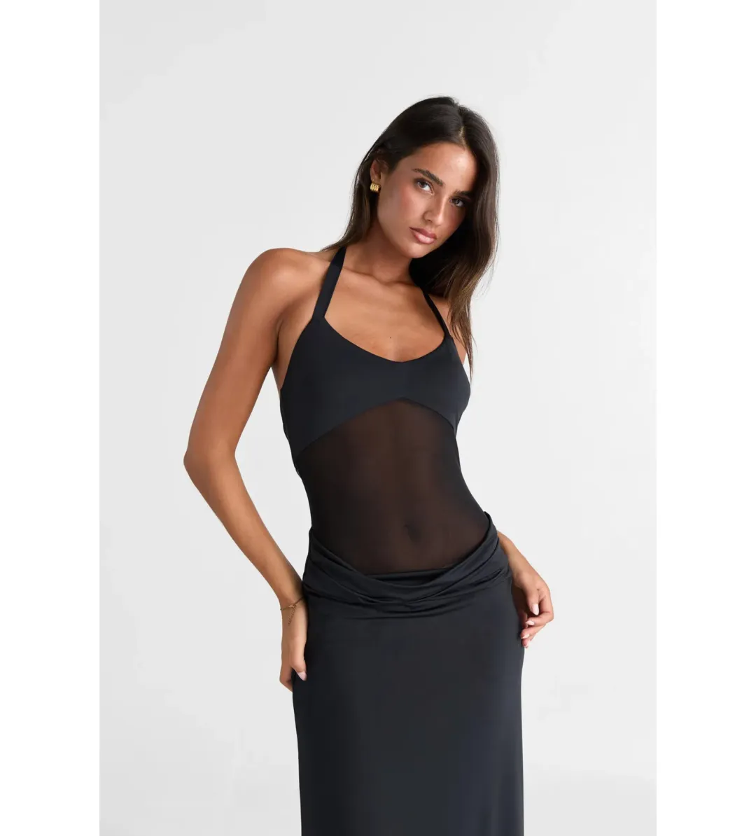 Sasha Therese Sariya Maxi Dress   Black Size 10 for rent on The Volte - main image