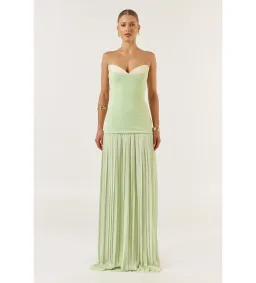 She Is Olla Nicolette Dress Green Size 10 for rent on The Volte - image 1