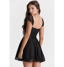 House Of CB Kaia A-Line Mini Dress Black Size XS / AU 6 for rent on The Volte - image 3