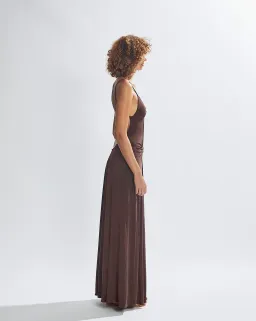One Mile Sammy Maxi Dress Brown Size 6 for rent on The Volte - image 2