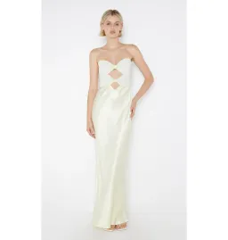 Bec & Bridge Halle Strapless Gown Yellow Size AU 8 for rent on The Volte - image 1