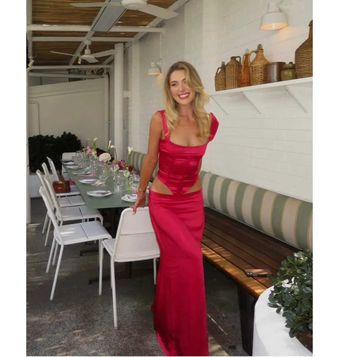  I Am Delilah Valerie Set Cherry Size S / AU 8 for rent on The Volte - main image