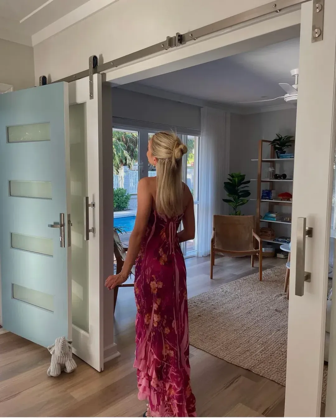 Vintage Paris Pink Vintage Midi Dress One Size for rent on The Volte - main image