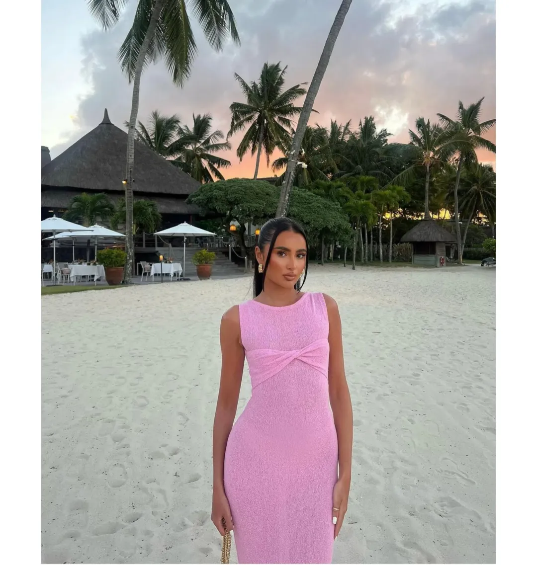 I Am Delilah Giselle Maxi Dress Raspberry Size S / AU 8 for rent on The Volte - main image