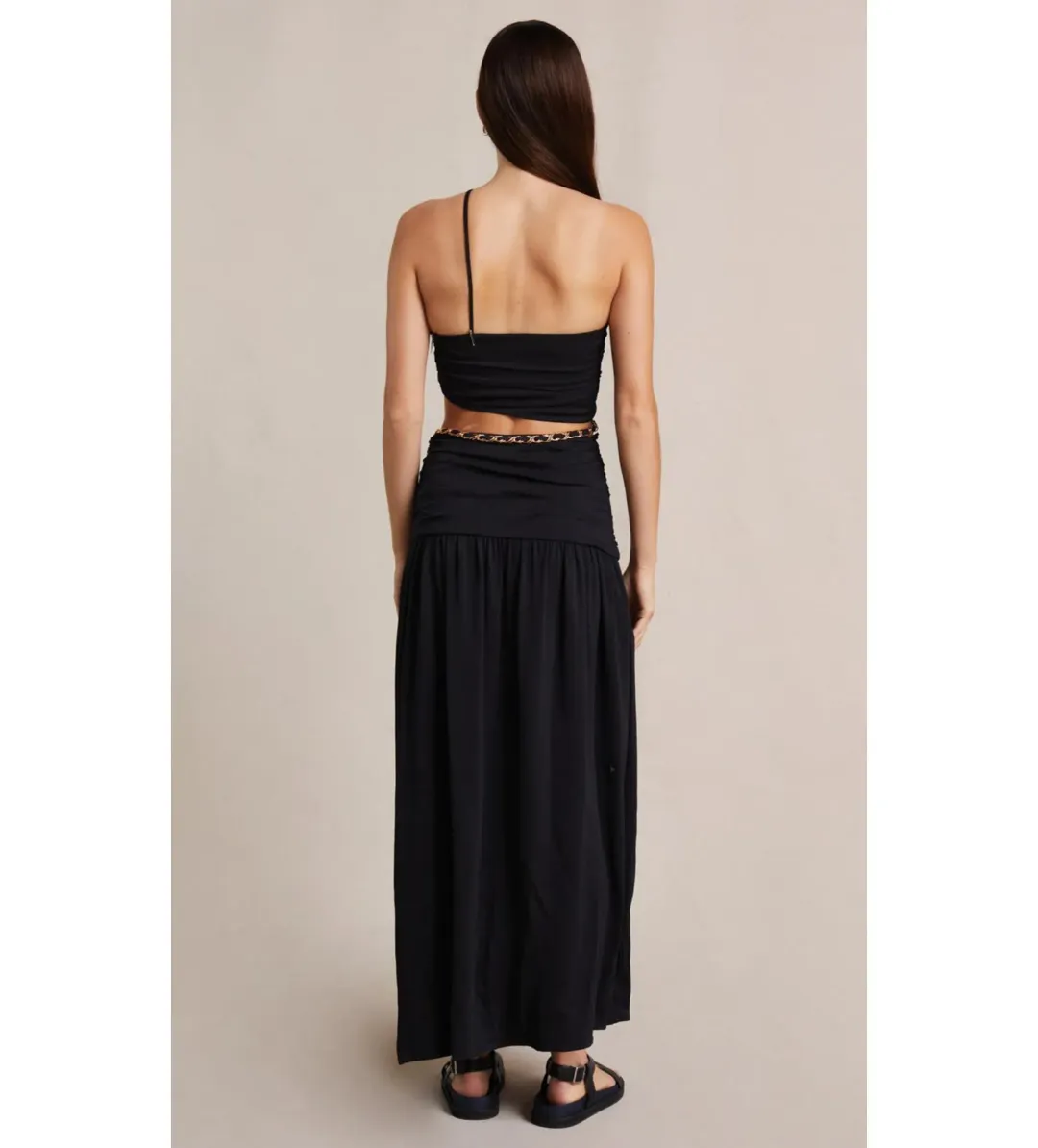 Bec & Bridge Modern Romance Maxi Dress Black Size 8  for rent on The Volte - main image