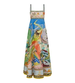 Alemias Lucky Pace Midi Sundress Multi Size 12 for rent on The Volte - image 2