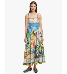 Alemias Lucky Pace Midi Sundress Multi Size 12 for rent on The Volte - image 1