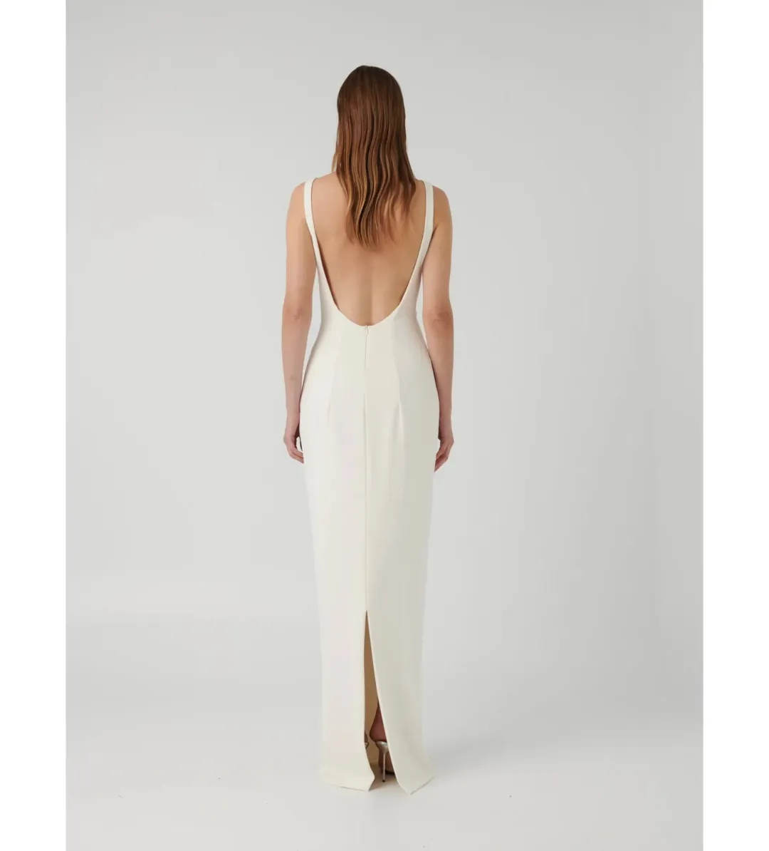Effie Kats White Verona Gown in White Size XS/ AU 6 for rent on The Volte - main image