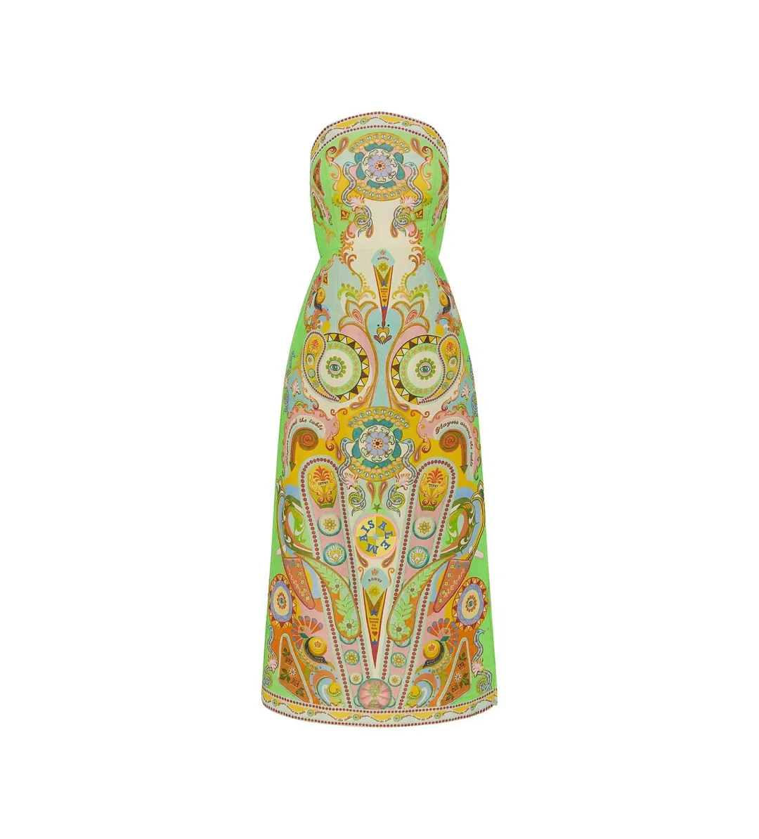 Alemais Pinball Bodice Midi Dress Multi Size 12 for rent on The Volte - main image