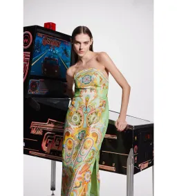 Alemais Pinball Bodice Midi Dress Multi Size 12 for rent on The Volte - image 2