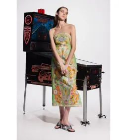Alemais Pinball Bodice Midi Dress Multi Size 12 for rent on The Volte - image 1
