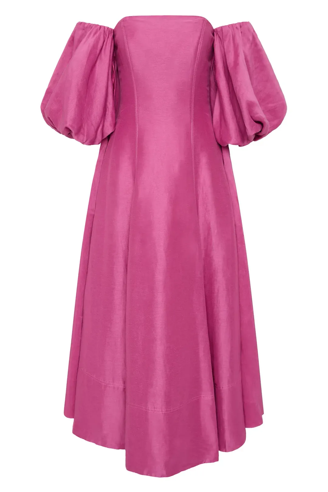 Aje Incarnation Midi Dress in Pink Size 8 for rent on The Volte - main image