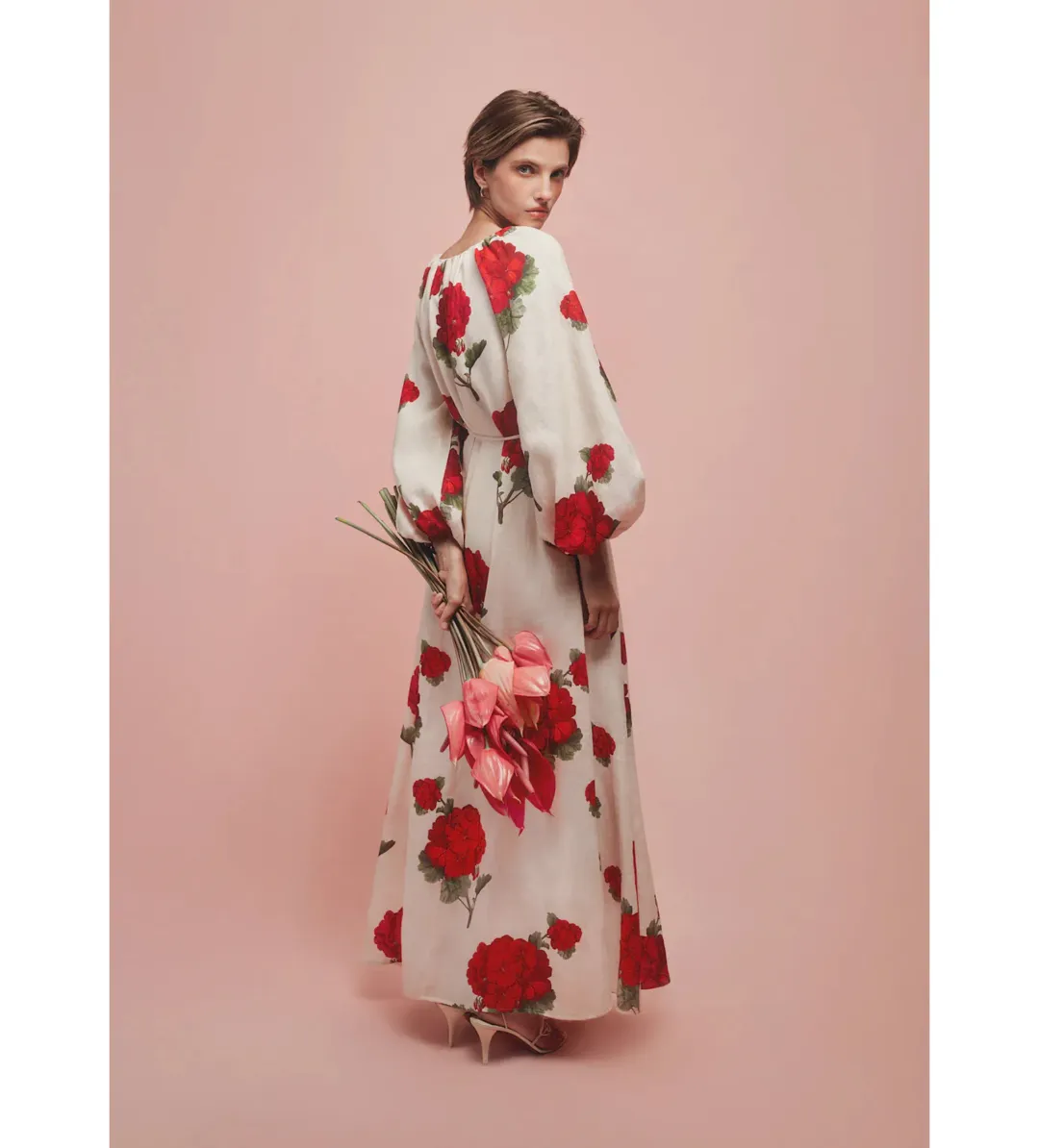 Morton Mac Delphina Dress Floral one size for rent on The Volte - main image