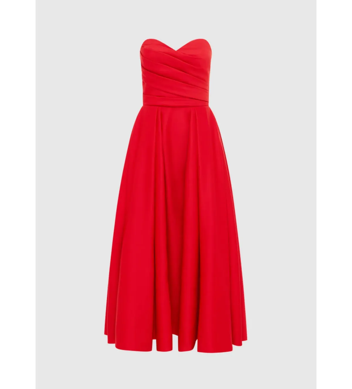 Leo Lin Jessica Bustier Gown Red Size 10  for rent on The Volte - main image
