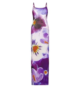 With Harper Lu Slip Maxi Dress Indigo Blossom Size S/AU 8 for rent on The Volte - image 5