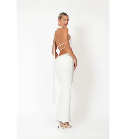 Khanums Kara Maxi Dress Ivory Size M/AU 10 for rent on The Volte - image 3