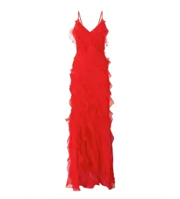 Rat & Boa Cecilia Dress in Red Size 4 for rent on The Volte - image 5
