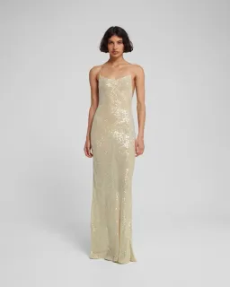 Rat And Boa Olympia Sequin Maxi Dress Size S/AU8 for rent on The Volte - image 1