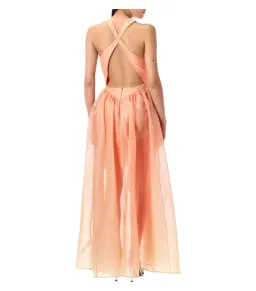 Zimmermann Illuminate Racer Maxi Dress in Guava Size 0 / AU 8 for rent on The Volte - image 2