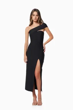 Elliatt Soroa Midi Dress Black Size M/AU 10 for rent on The Volte - image 1