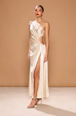 Sonya Moda Ocean Pearl Maxi Dress White Size 10 for rent on The Volte - image 1