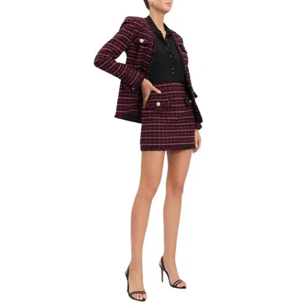Rebecca Vallance Hirst Jacket Blazer & Skirt Set Black Size 6  for rent on The Volte - main image