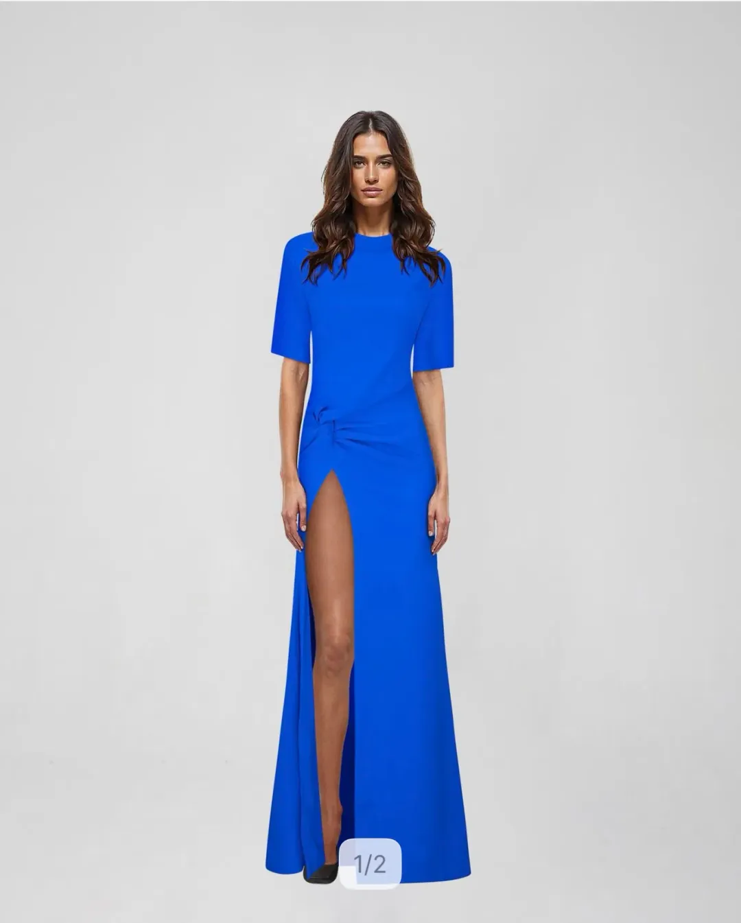 Atoir Raya Maxi Dress Electric Blue Size 6 for rent on The Volte - main image