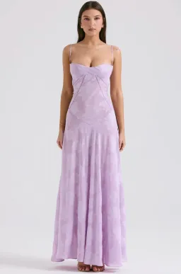 House Of CB Purple Seren Gown Size 6 for rent on The Volte - image 2