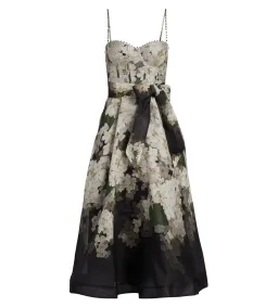 Zimmermann Balance Picnic Dress in Black Hydrangea Size 2/ AU 12 for rent on The Volte - image 3