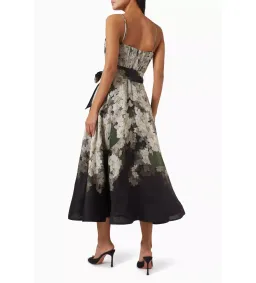 Zimmermann Balance Picnic Dress in Black Hydrangea Size 2/ AU 12 for rent on The Volte - image 2