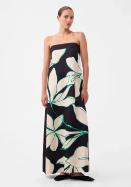 Morrison Willow Maxi Strapless Dress Floral Print Size AU 12 for rent on The Volte - image 1