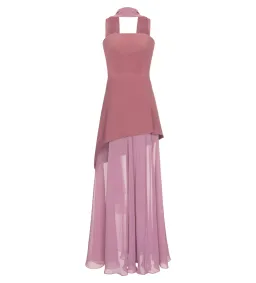 Matters Store Monaco Dress with Scarf Pink Size S / AU 8 for rent on The Volte - image 2
