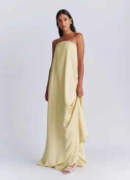 Anna Quan Delfina Dress Champagne Size 6 for rent on The Volte - image 3