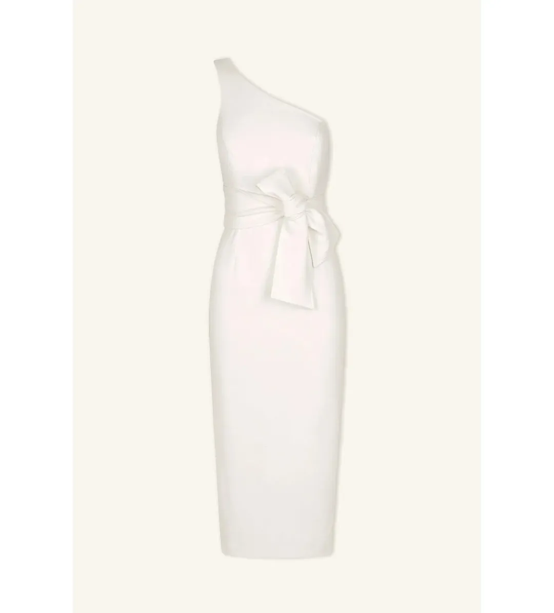 Shona Joy Lucy One Shoulder Midi Dress Ivory Size AU 8 for rent on The Volte - main image