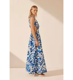 Shona Joy Bleue Asymmetrical Cut Out Maxi Dress Size AU 8 for rent on The Volte - image 3