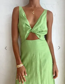 Issy Blue Skies Dress In Apple Size 8 for rent on The Volte - image 6