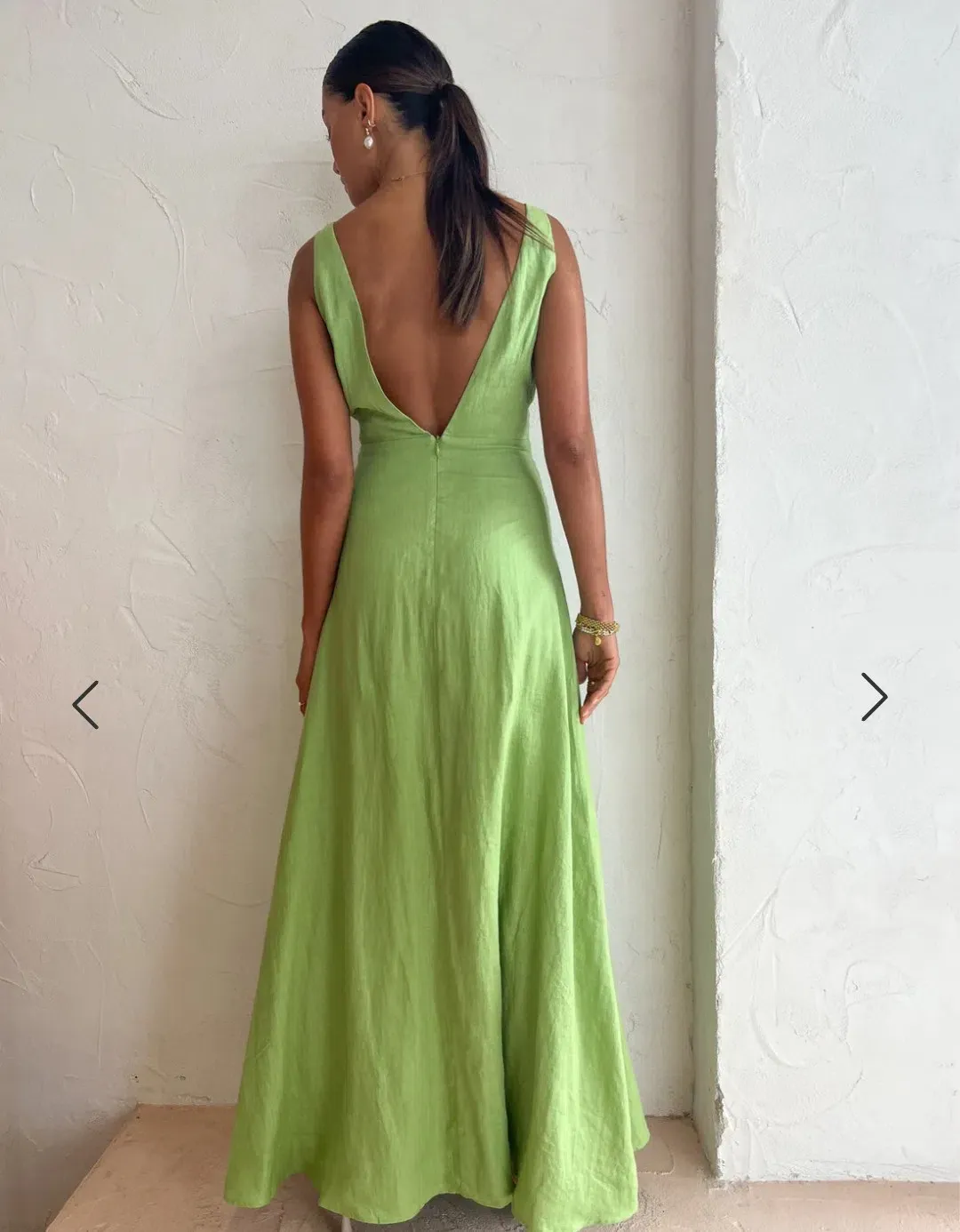 Issy Blue Skies Dress In Apple Size 8 for rent on The Volte - main image