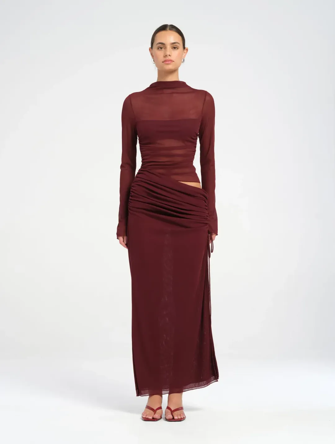 BENNI Mable Maxi Dress Plum Size 8 for rent on The Volte - main image