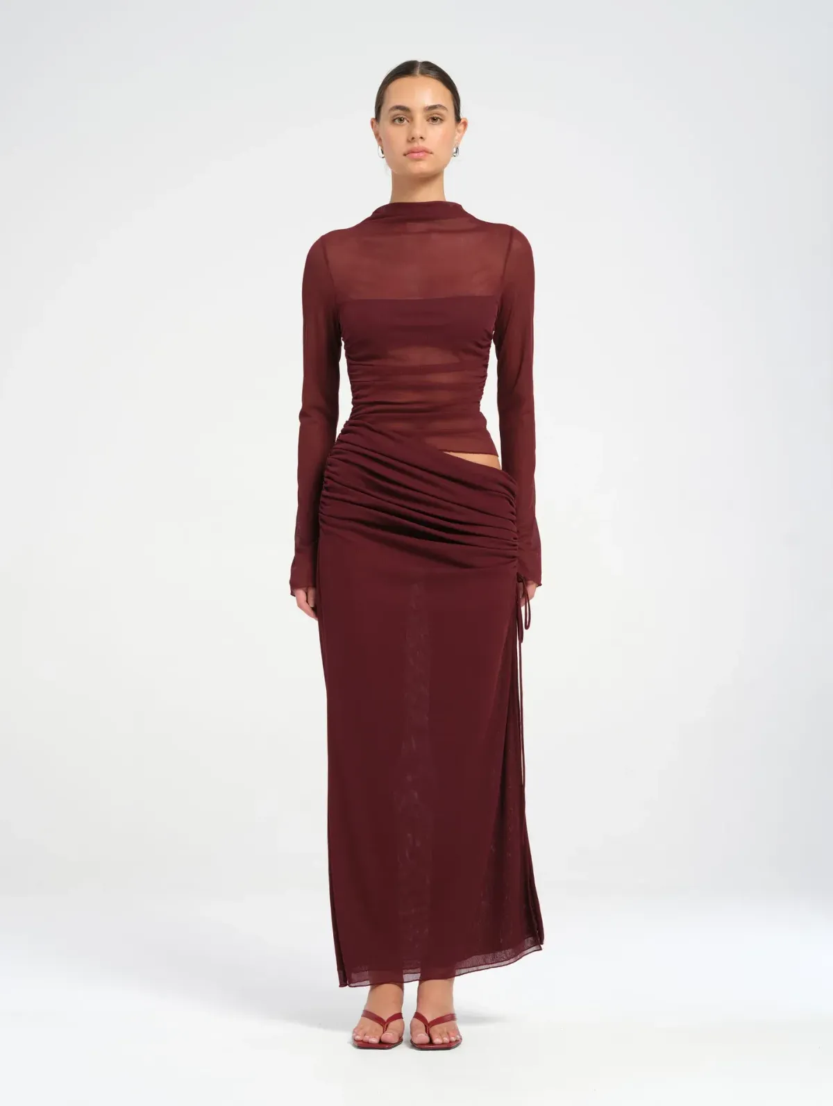 BENNI Mable Maxi Dress Plum Size 8 for rent on The Volte - main image