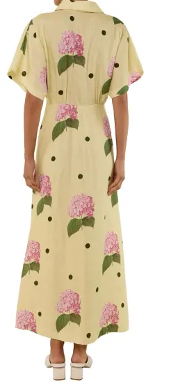 Palm Noosa Jasmine Dress Yellow Print Size 8 for rent on The Volte - image 4
