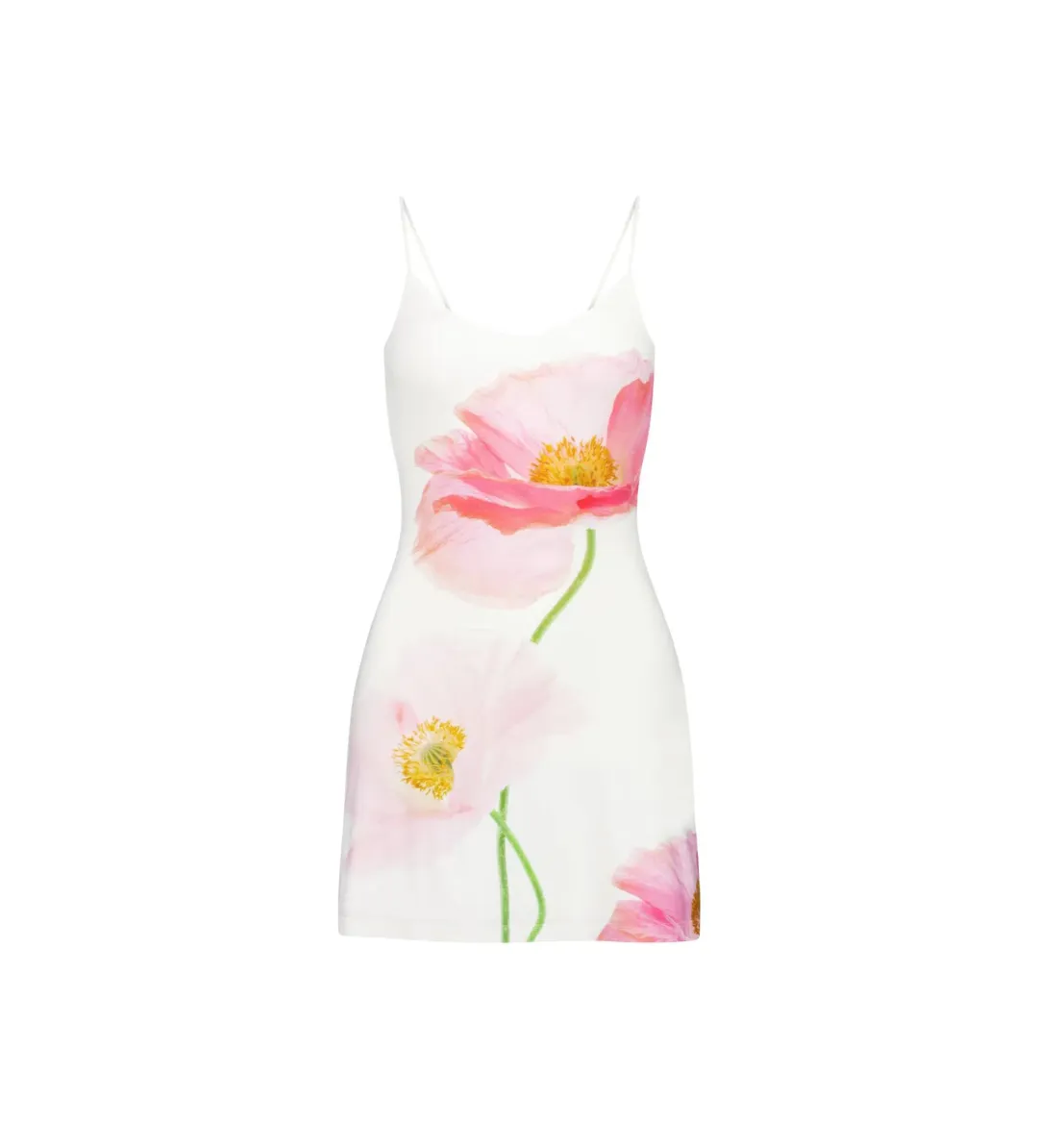 With Harper Lu  Low Back Mini Dress Citrus Poppy Size XS / Sise AU 6 for rent on The Volte - main image