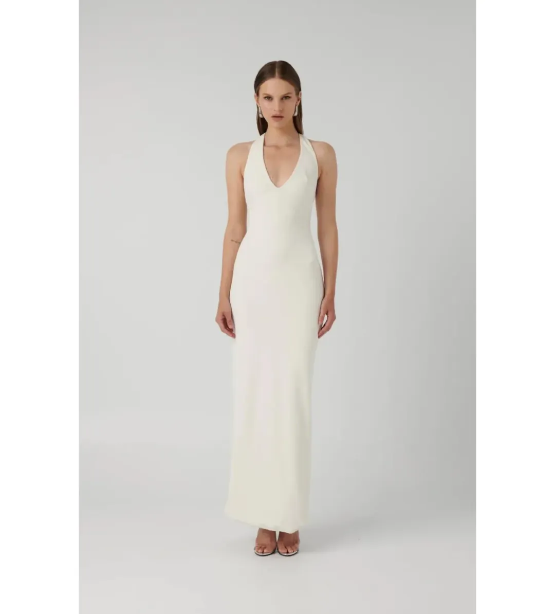 Effie Kats White Eiza Gown Size S / AU 6  for rent on The Volte - main image