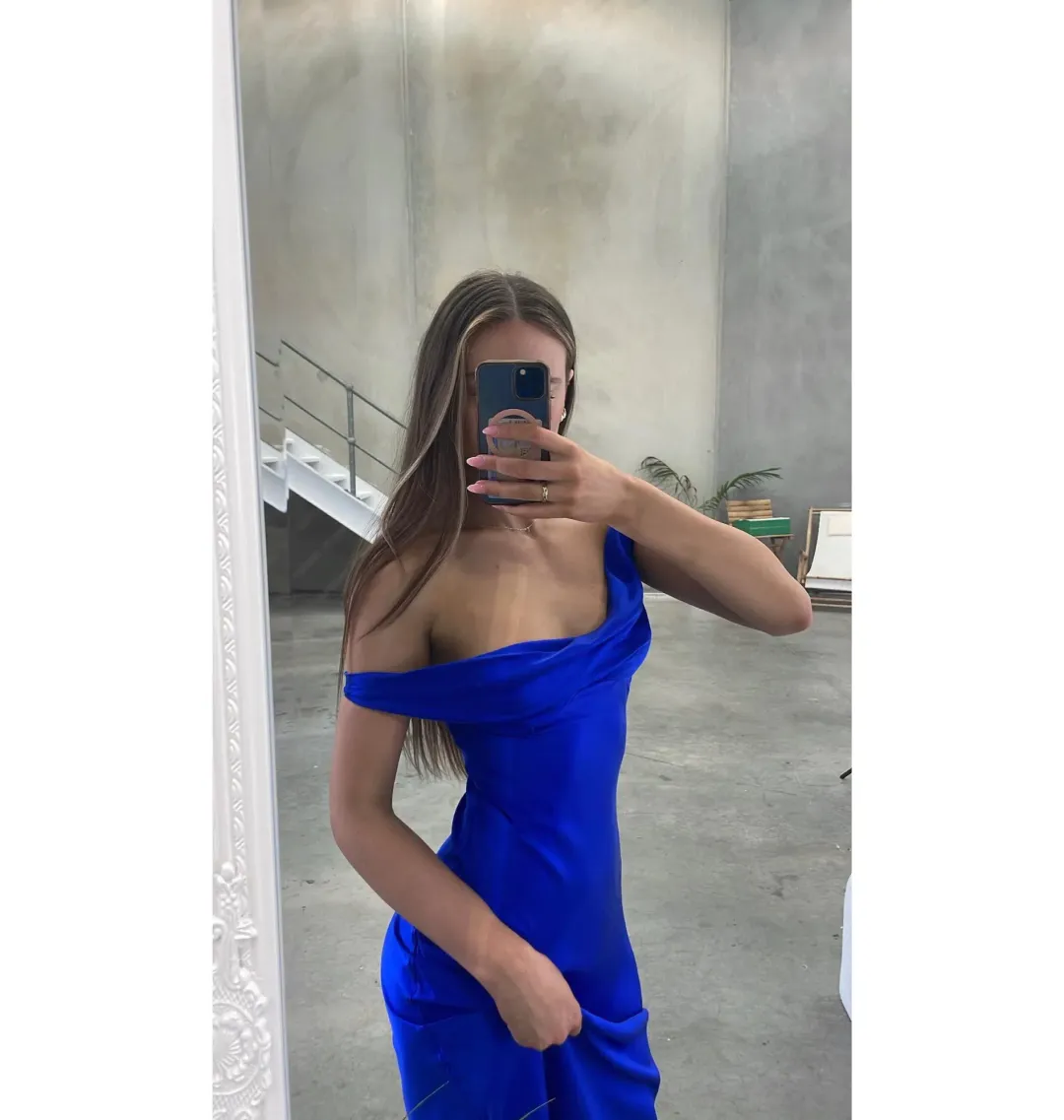 Natalie Rolt Monika Gown Electric Blue Size 1 / AU 8 for rent on The Volte - main image