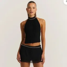 Sasha Therese Perla Top Black Size XS / AU 6 for rent on The Volte - image 1