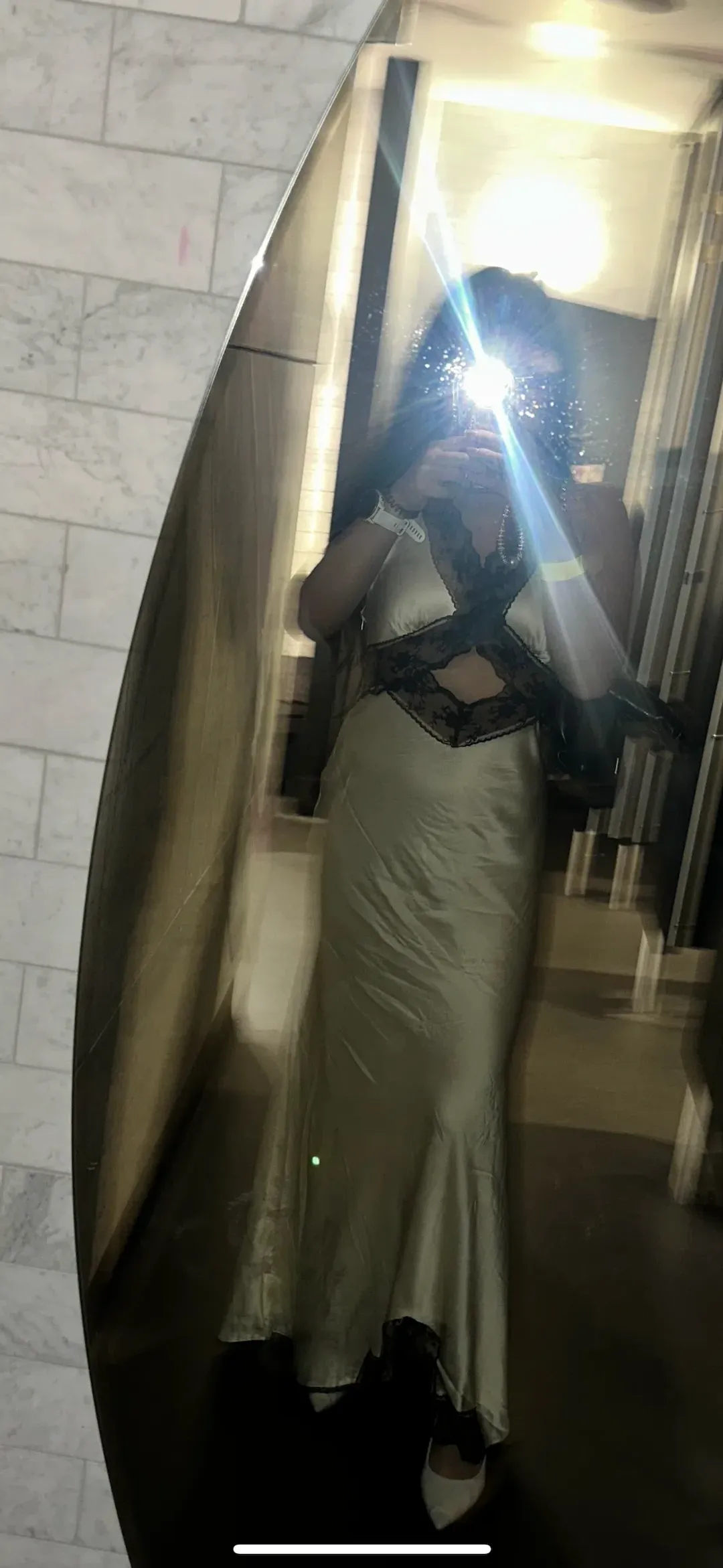 Sir The Label Aries Cut Out Gown – Cream, Size 8 for rent on The Volte - main image