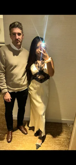 Sir The Label Aries Cut Out Gown – Cream, Size 8 for rent on The Volte - image 4