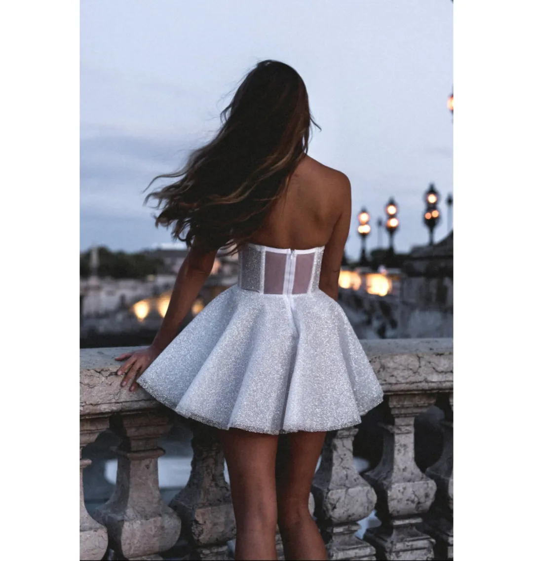 Rosie Etienne Emmelie Dress White Size XS / AU 6 for rent on The Volte - main image