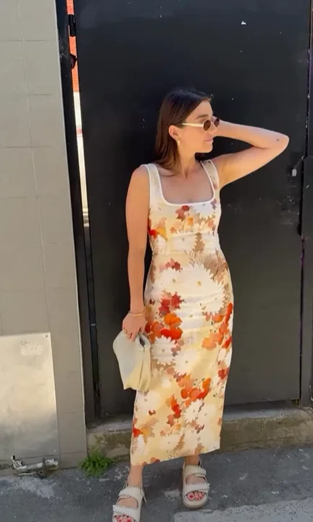 SIR The Label Jessamine Midi Dress Size AU 8 for rent on The Volte - main image