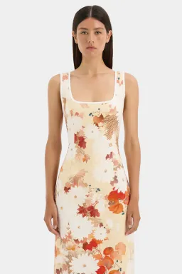 Sir The Label Jessamine Midi Dress Floral Size 10 for rent on The Volte - image 2