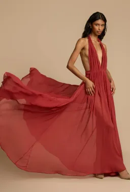 Arcina Ori Florence Dress Red Size XS/Shortened for rent on The Volte - image 6